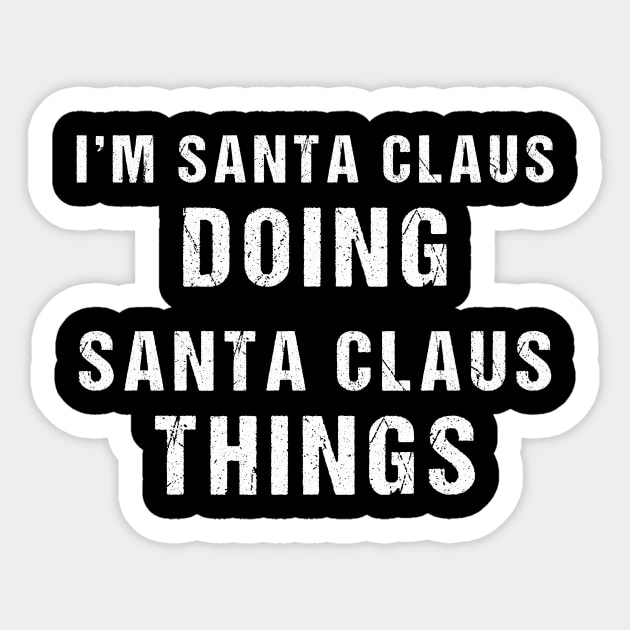 SANTA CLAUS Sticker by rabiidesigner